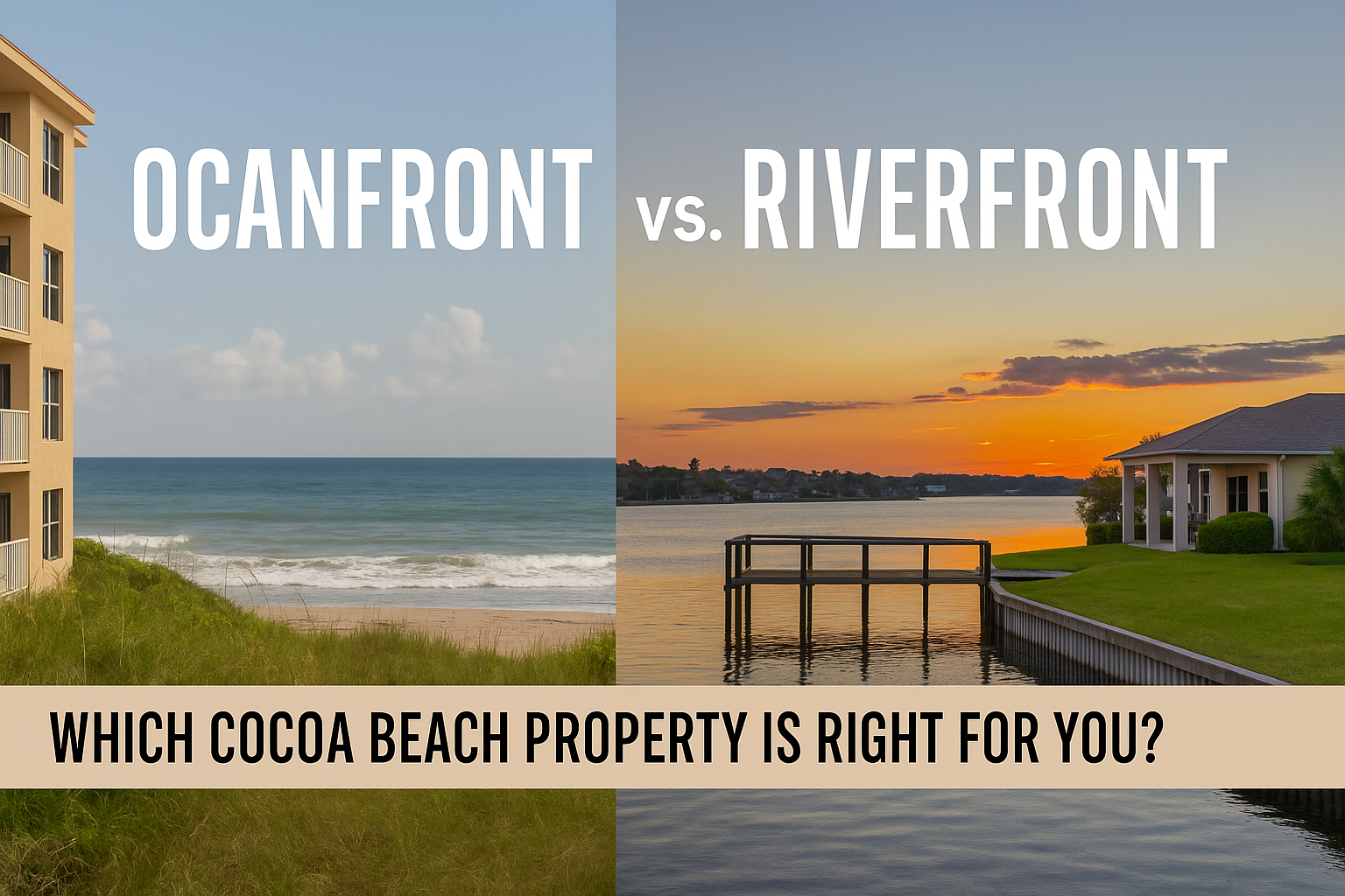 Oceanfront vs. Riverfront in Cocoa Beach?