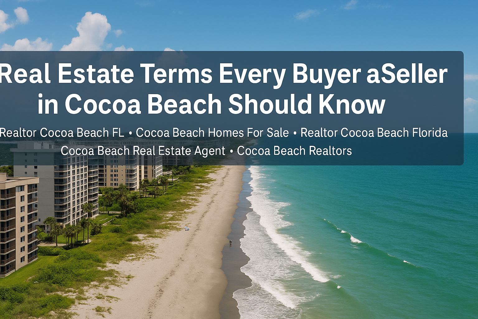 Real Estate Terms Every Buyer & Seller in Cocoa Beach Should Know