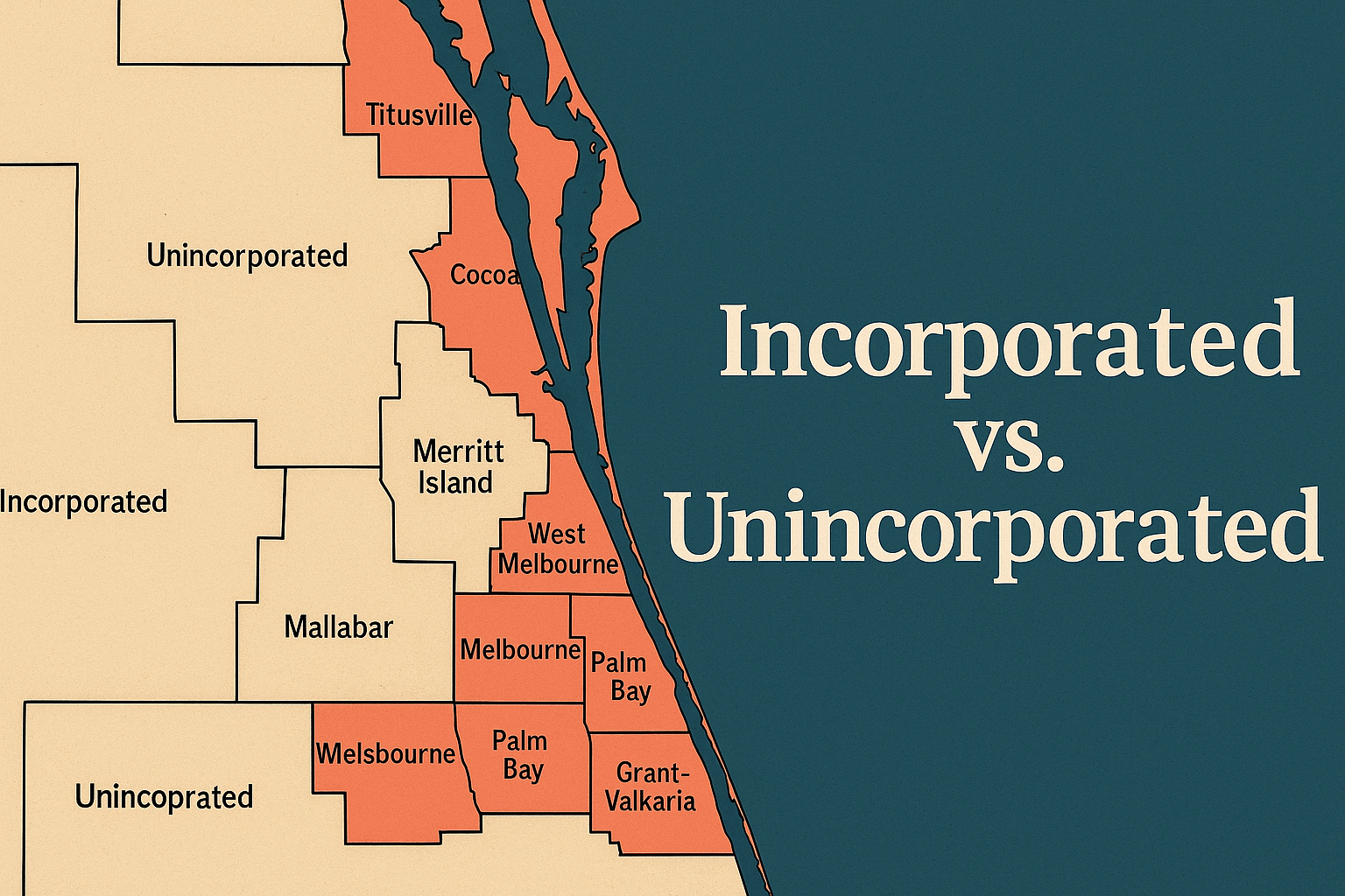 Understanding Incorporated vs. Unincorporated Areas in Brevard Co