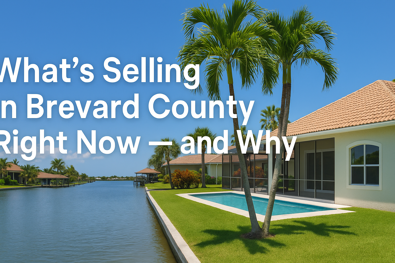 What’s Selling in Brevard County Right Now, October 2025 — & Why