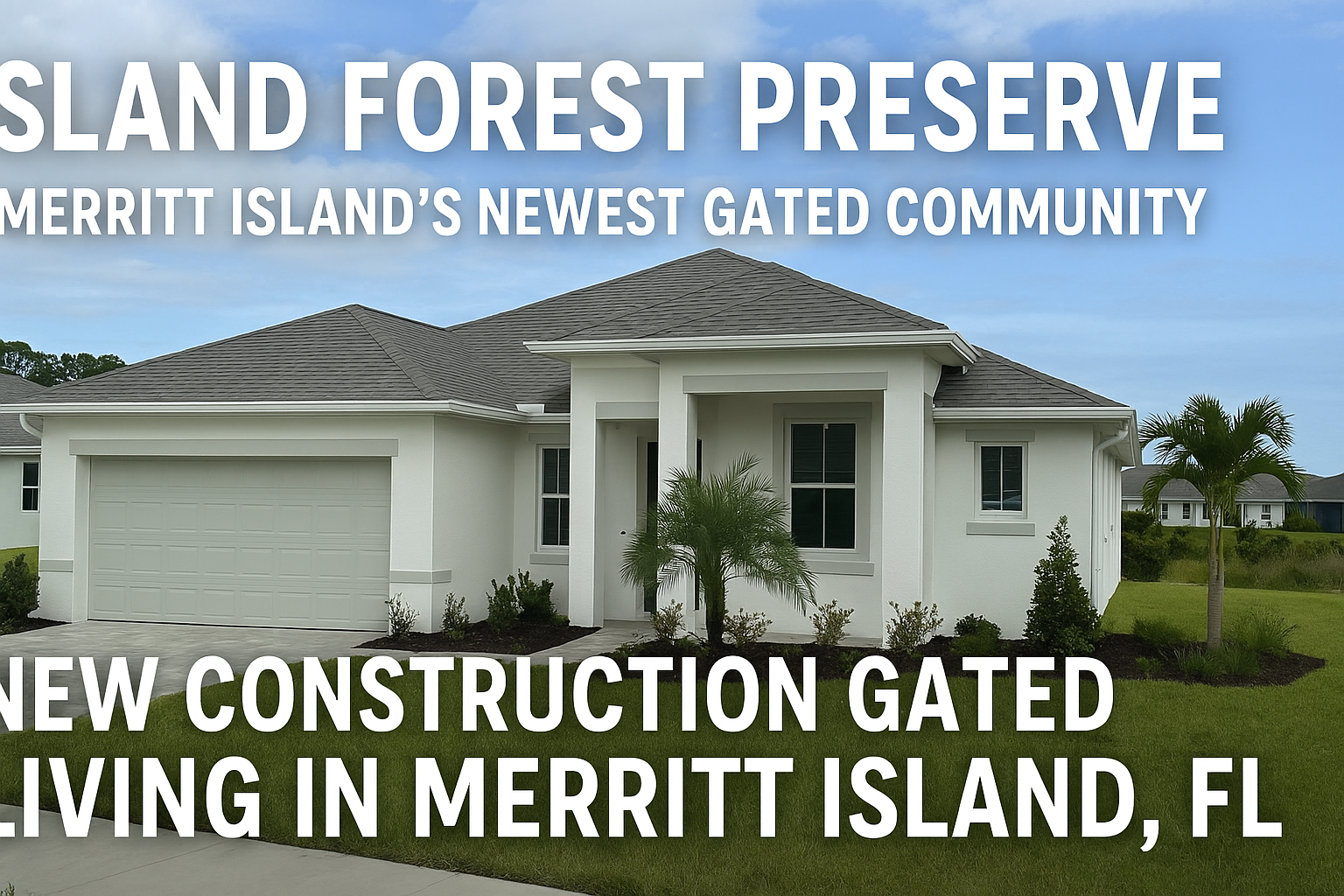 Merritt Island’s Newest Gated Community for Modern Living