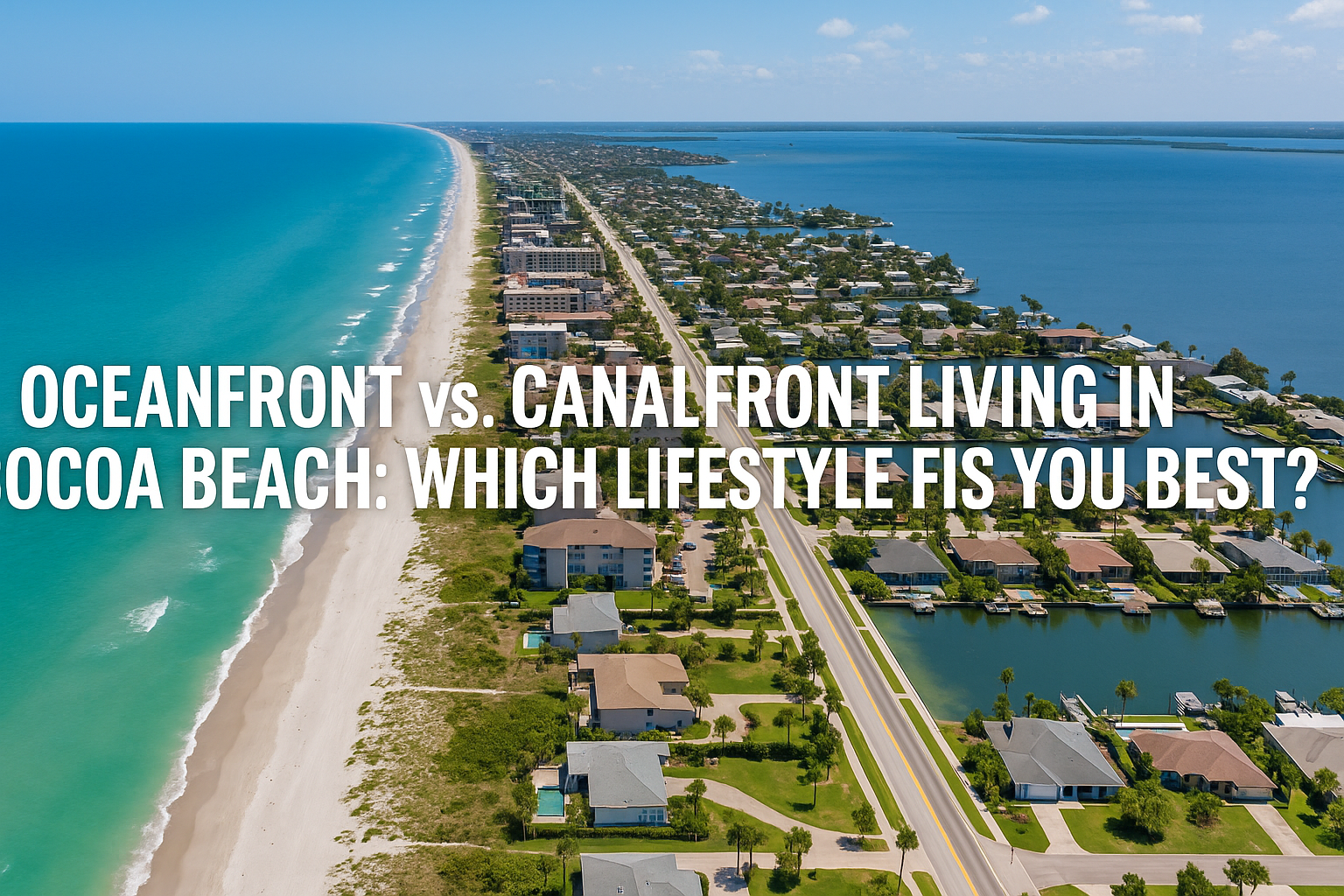 Oceanfront vs. Canalfront Living in Cocoa Beach