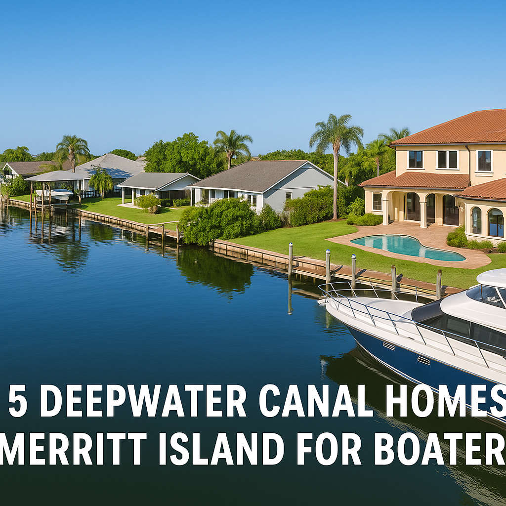 Top 5 Deepwater Canal Homes in Merritt Island