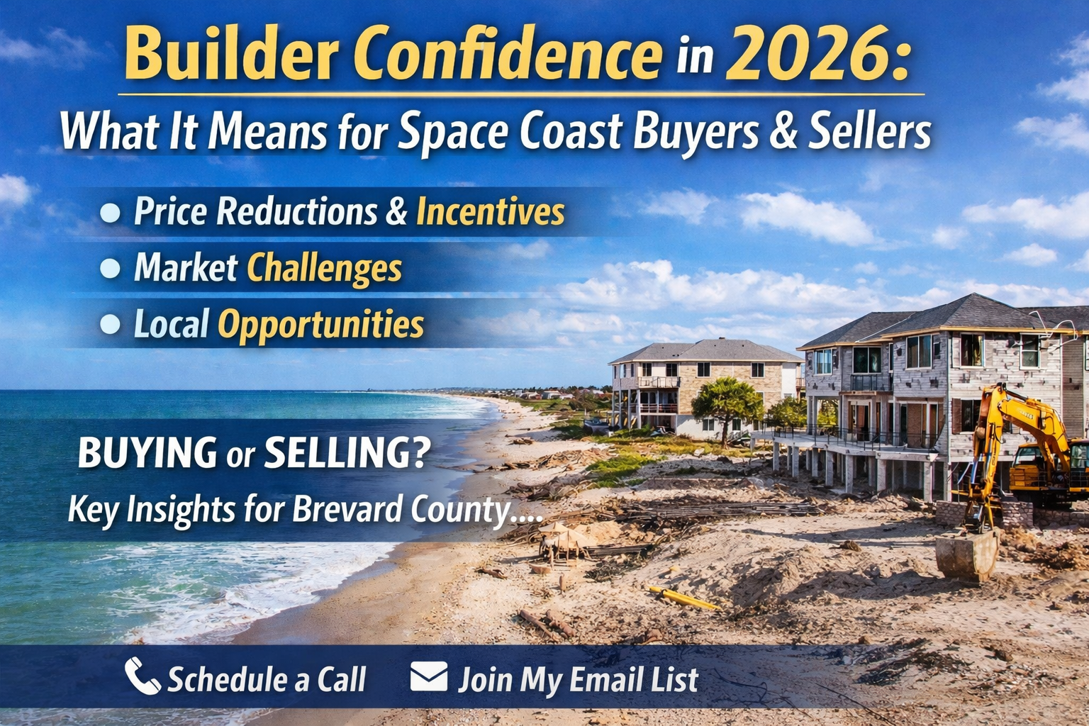 Builder Confidence in 2026: What It Means for the Space Coast Housing Market