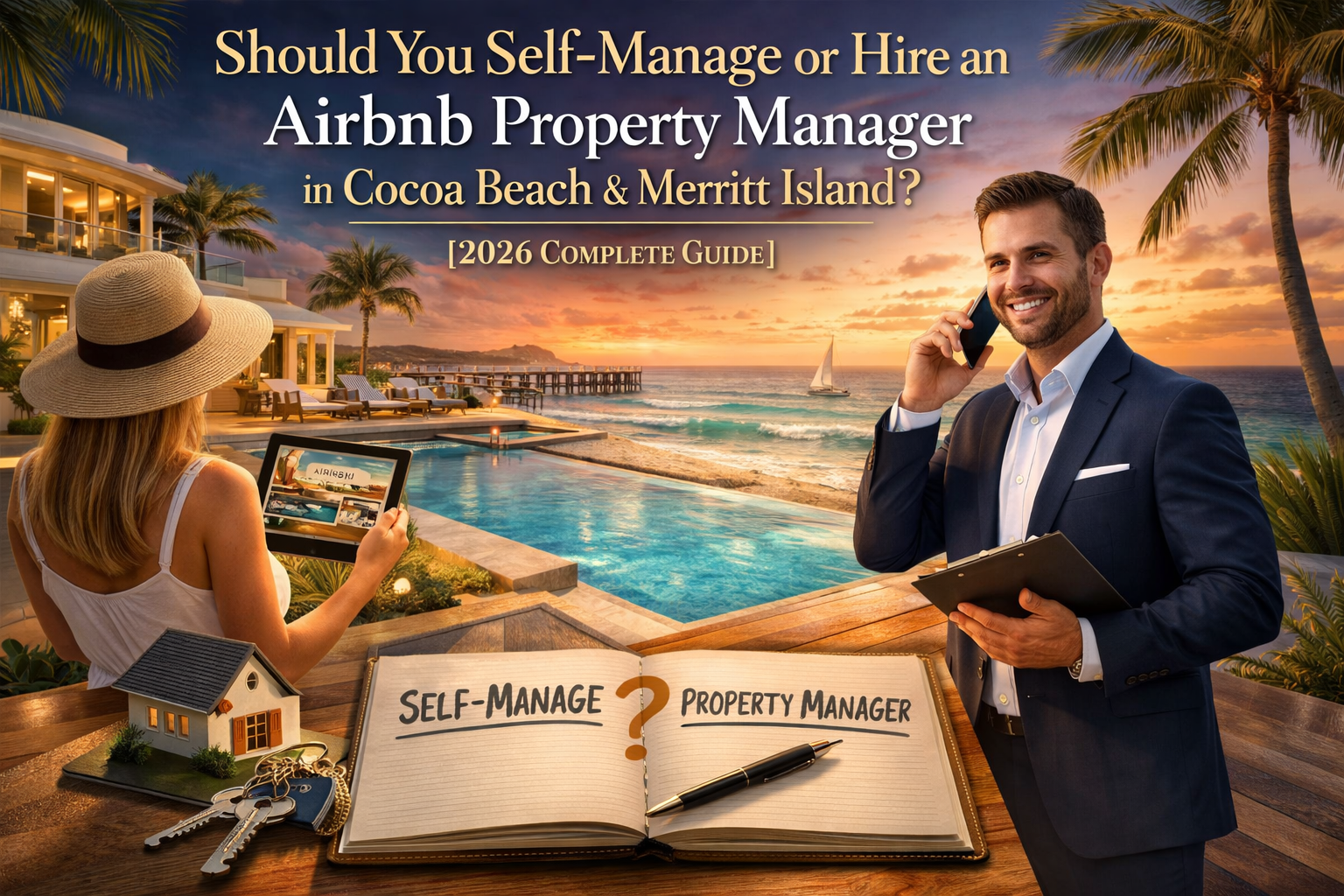 Should You Self-Manage or Hire an Airbnb Property Manager in Cocoa Beach & Merritt Island?