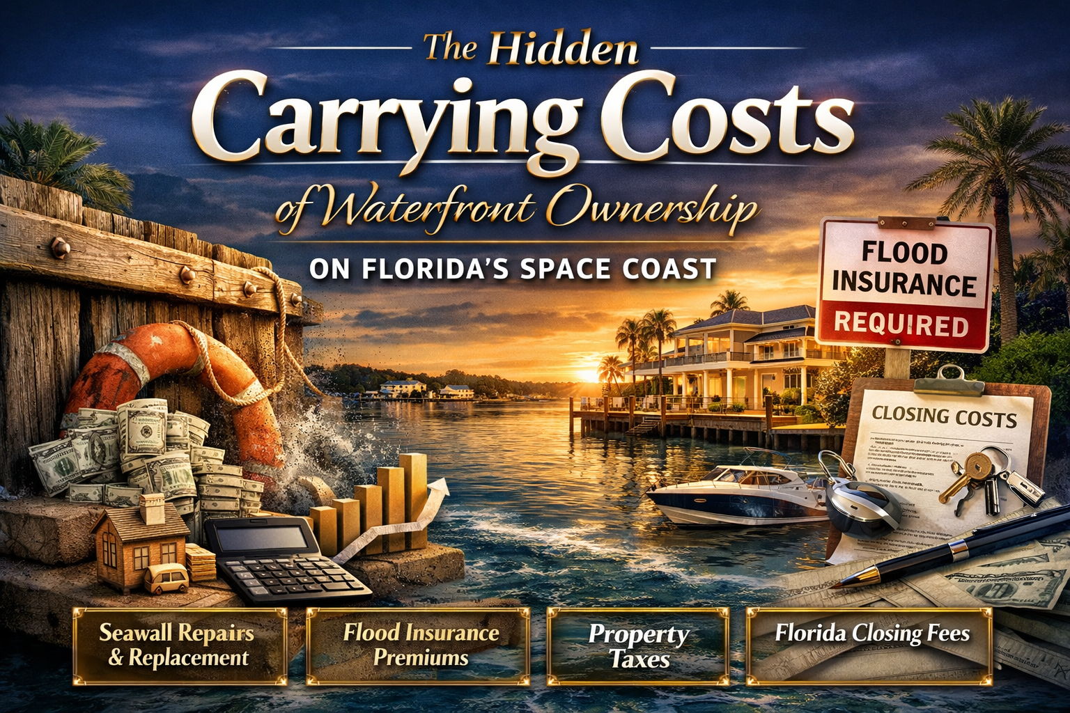The Hidden Carrying Costs of Waterfront Ownership on Florida's Space Coast