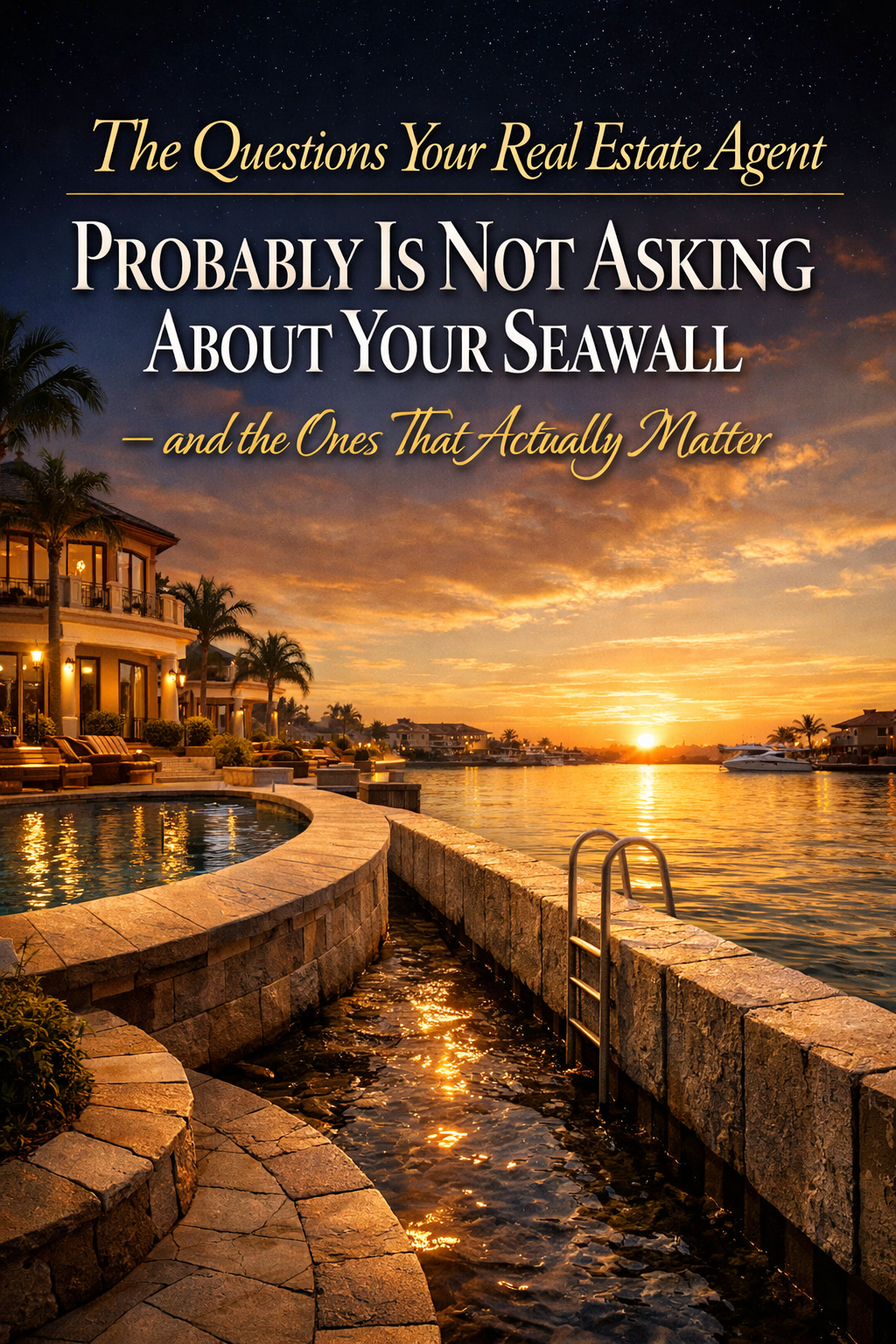 Agent Probably Is Not Asking About Your Seawall