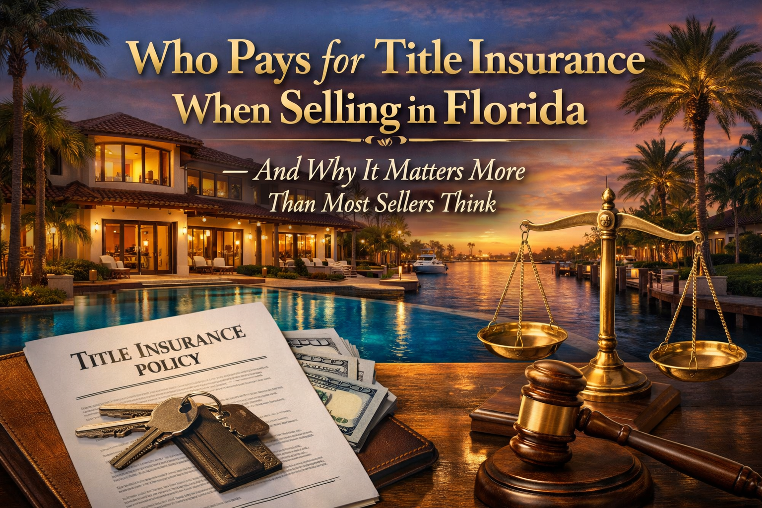 Who Pays for Title Insurance When Selling in Florida — And Why It Matters More Than Most Sellers Think | Trusted Realtor, Carrie Liotta