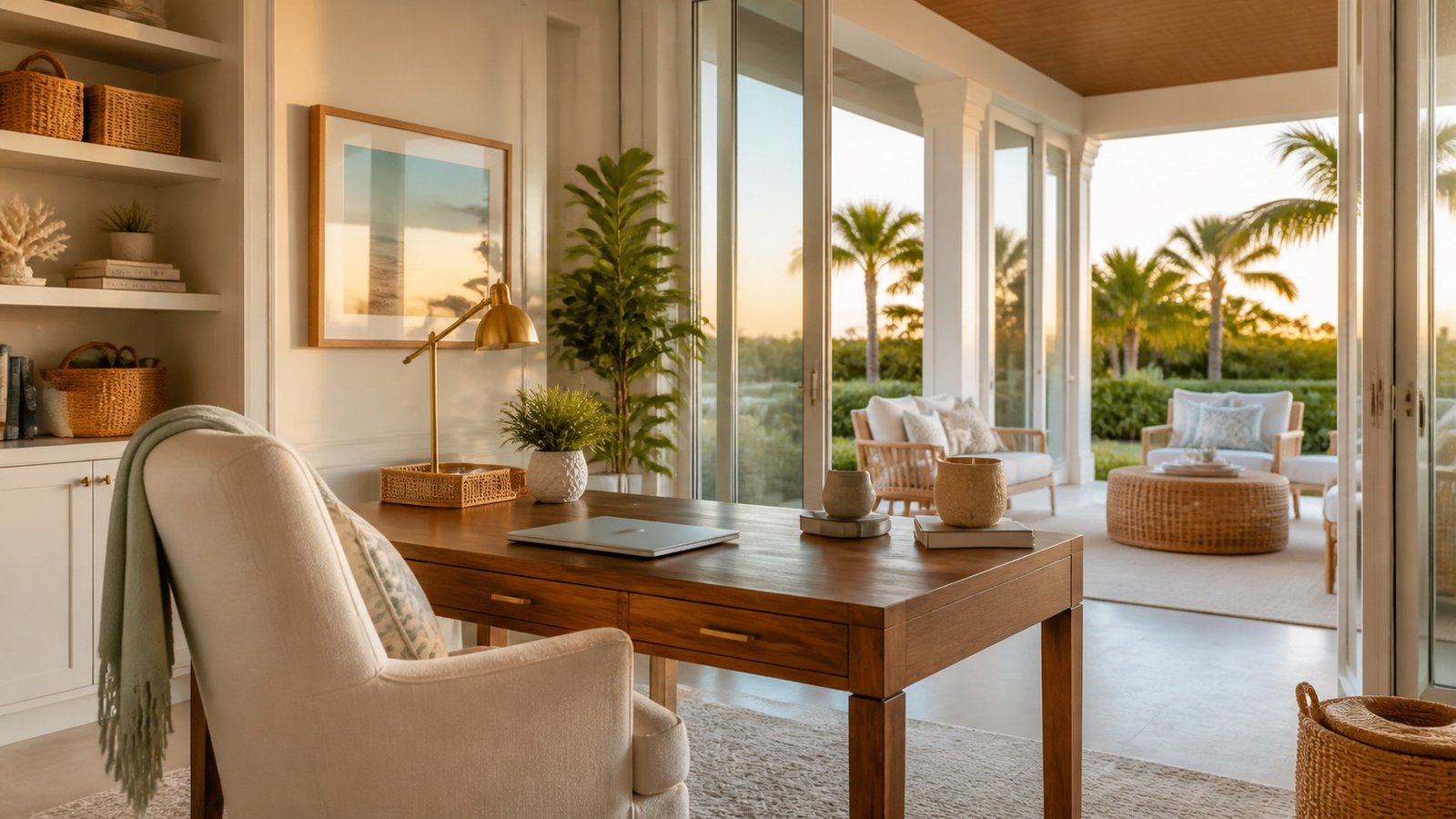 Should Relocating Buyers Choose an Indoor Flex Room or Covered Outdoor Living if They Work From Home?