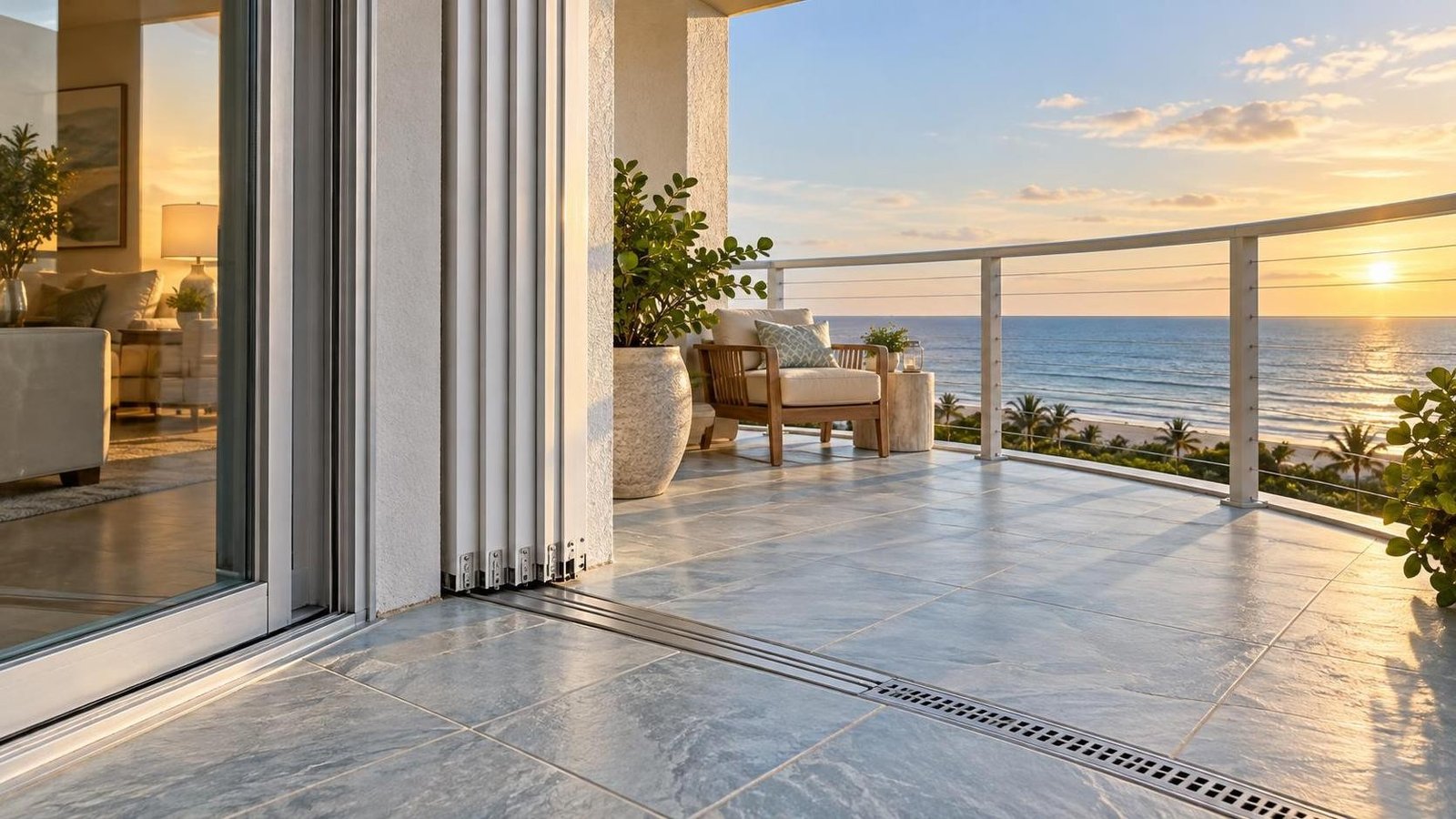 Accordion-Shutter Tracks Across a Balcony Drainage Path: What Should Indian Harbour Beach Condo Buyers Verify?
